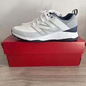 New New Balance Golf Fresh Foam Contend v2 Shoes White / Blue 10 Medium SS25